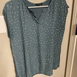 Blue and White Boutique Blouse